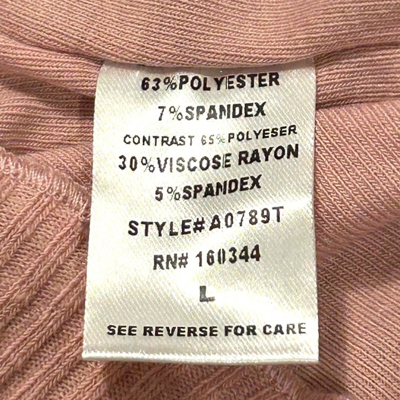 Rebelflow Pink Ribbed Cutout Tank Top - Picture 9 of 9